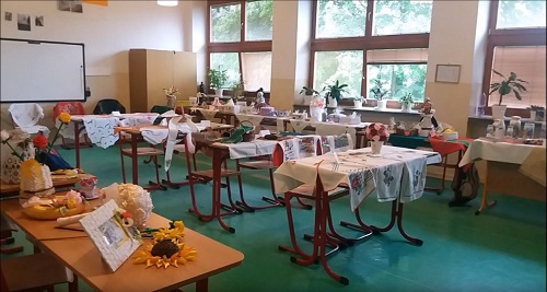 Výstava výrobkov Kluknavských žien