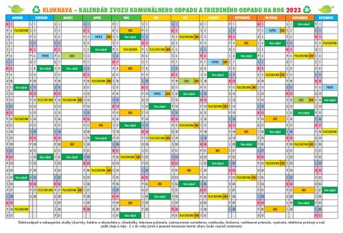 Kalendár zvozu odpadu na&nbsp;rok 2023&nbsp;1