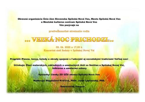 Veľka Noc prichodzi - 3.4.2023