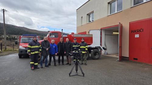 Štáb STVR v Kluknave.