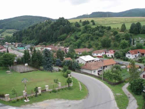 Pohľad z&nbsp;kostolnej veže 1.7.2011